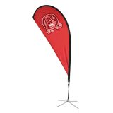 8.2 ft Teardrop Banner with Cross Base